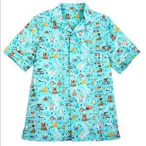 Disney Park Life Woven Shirt for Men – Disneyland Rare!